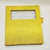 Libro de pestañas dorado de 16 pares