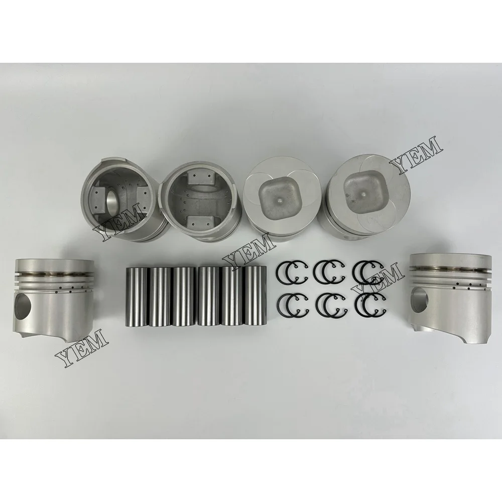 For Isuzu 6BB1 Piston Repair Parts Aftermarket Engine Spare Parts