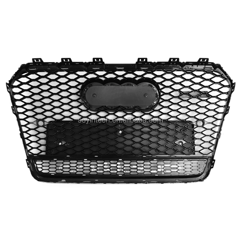 RS5 front grille for Audi A5 S5 B8.5  2012 2013 2014 2015 honeycomb grill facelift mesh front bumper grille