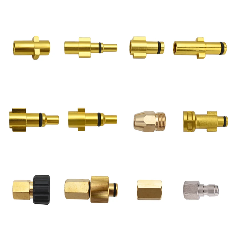 Насадка для мойки под давлением переходник с байонетным разъемом 1/4 дюйма Женская пушка снежной