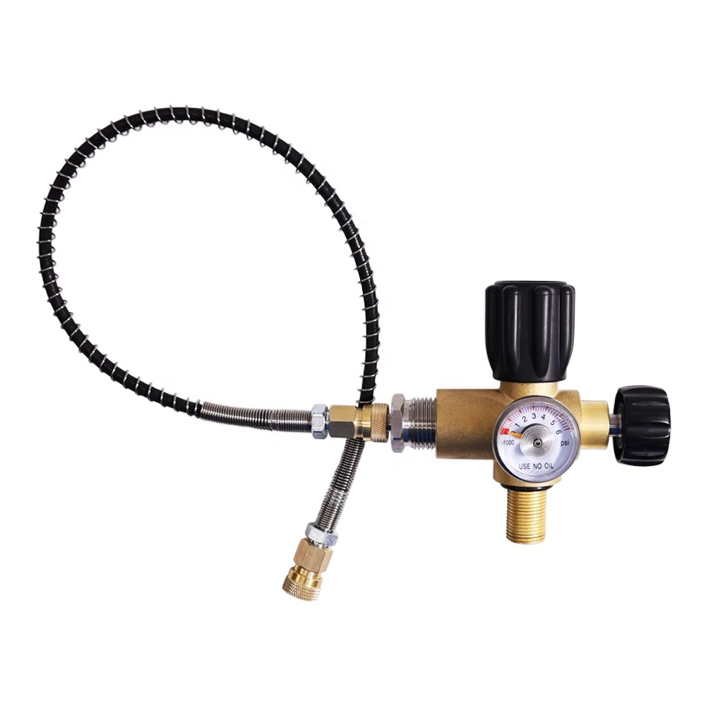 Paintball PCP Füllstation Ladekit 300bar / 4500PSI Din Luft Refill Adapter G5/8