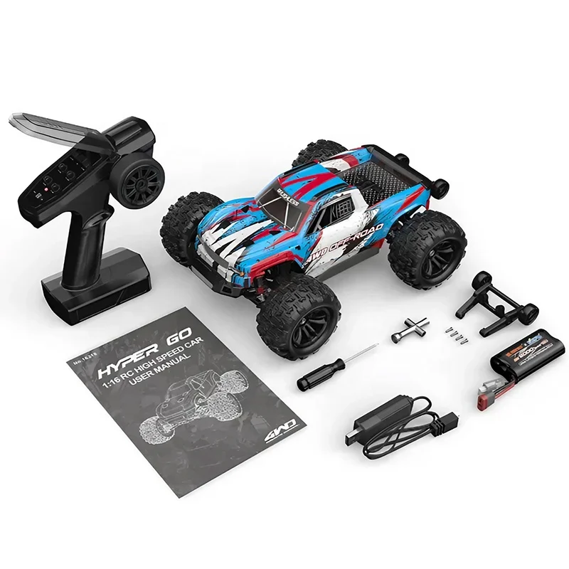 MJX Hyper Go 16218 1/16 Scale 4WD Brushless RC Monster Truck 45KMH