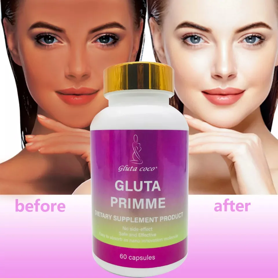 Gélules Glutathione & Collagène - Éclaircissant & Anti-Taches - 60 Gélules - Origine Thaïlande