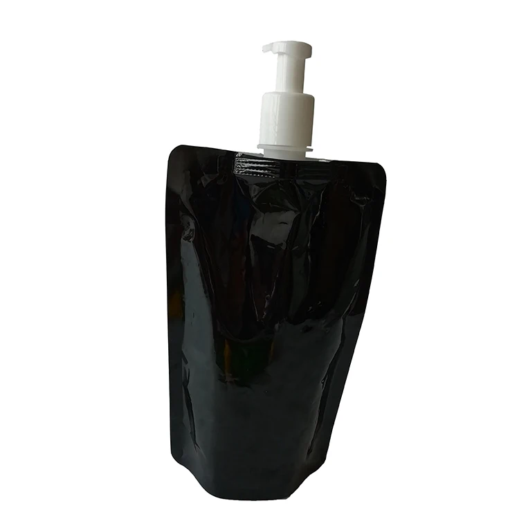 Custom Design Print with Foam Pump Head Stand up Liquid Soap Hand Sanitizer Foam Refillable Pouch Bag