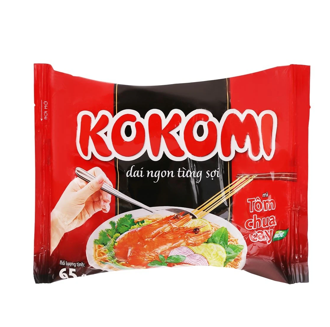 OEM Vietnam Kokomi Instant Noodles Hot Sour Shrimp & Chicken Satay 65g Convenient and Nutrious Meal Supplier