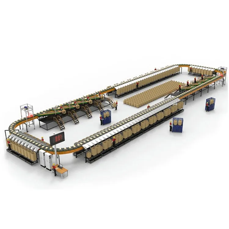 Automatic DWS Conveyor System Loading  Parcels Scale Weight Measure Sorting Machine Cross Belt Sorter