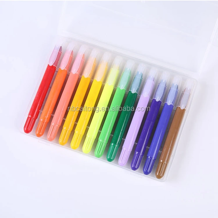 Download Hot Selling Non Toxic 12 24 36 48 Colors Super Silky Crayons Buy Washable Gel Crayon Crayons In Bulk Coloring Books And Crayons Product On Alibaba Com