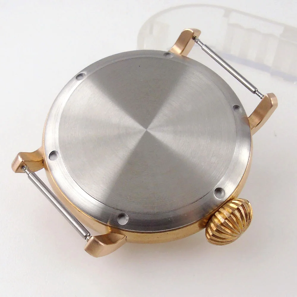 New Big Cusn8 46mm Big Replacement Parts Real Bronze Watch Case For