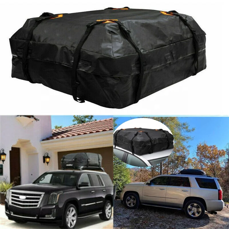 Водонепроницаемая грузовая сумка 420D на крышу автомобиля, универсальная багажная сумка, кубическая сумка для хранения для путешествий, кемпинга, коробка для хранения багажа