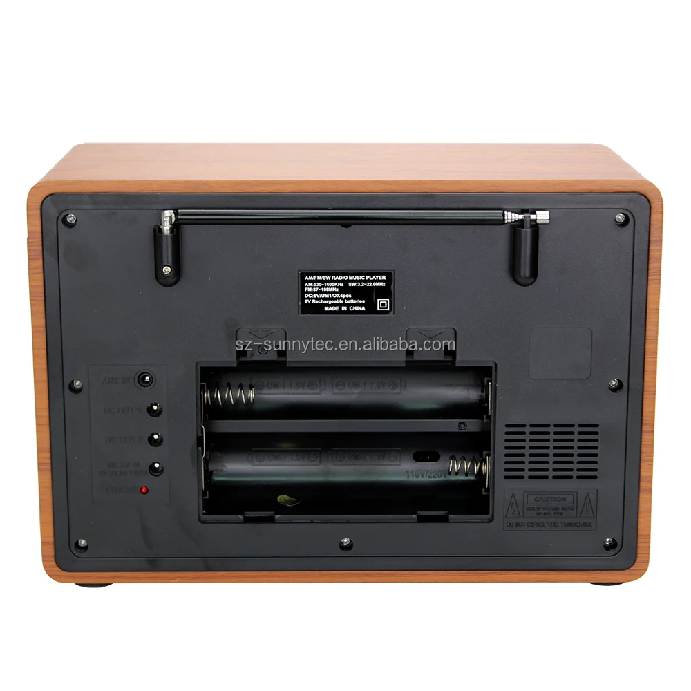 Wooden Old Style Desktop Radio Speaker Wireless Px-2020bt Powerfull ...