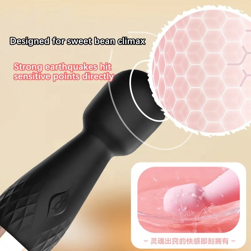 Small Size Multi-frequency Strong Vibration Sex Massager Vibrating Sex Machine Sit on Top Vibrator for Woman Toys Sex