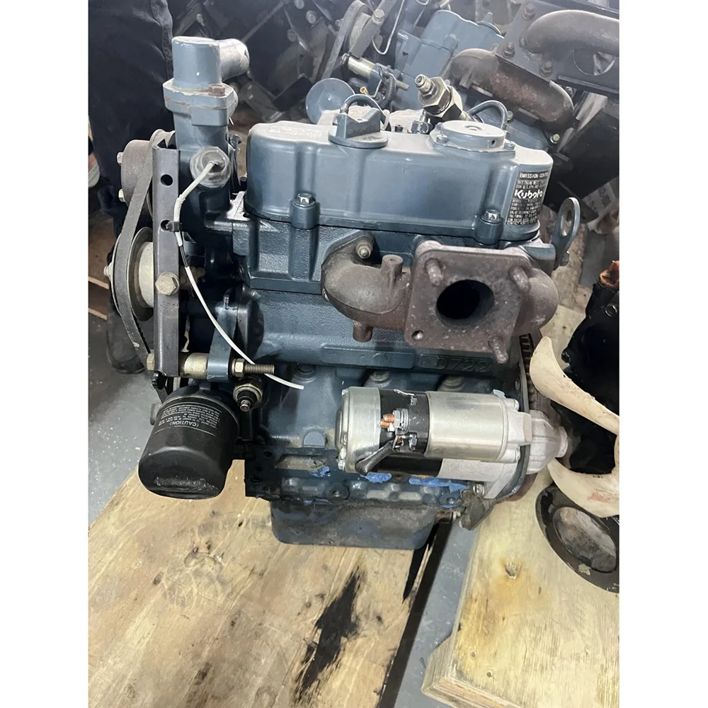 D722 Diesel Engine Assembly 3600RPM 14.9KW Fit for Kubota Engine 4