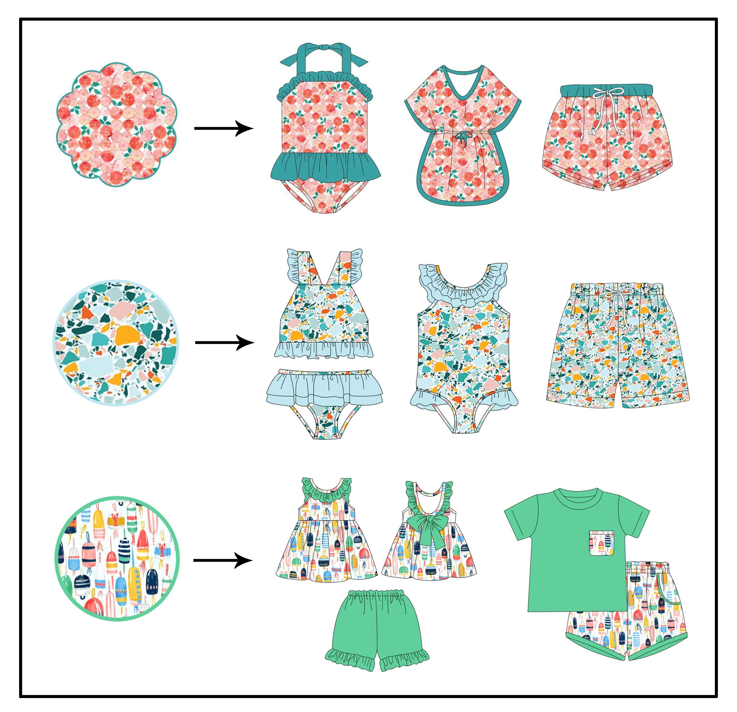 Beachwear Children Swimsuit Piece Mini Micro Thong Kids Child s