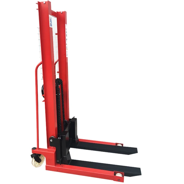 Manual Pallet Stacker 3 Ton Hydraulic Manual Hand Portable Stacker Forklift for Sale China