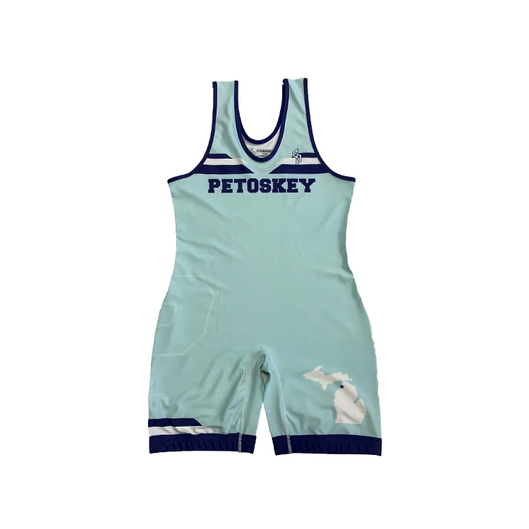 Design Your Own Custom Sublimation Wrestling Singlet for Men