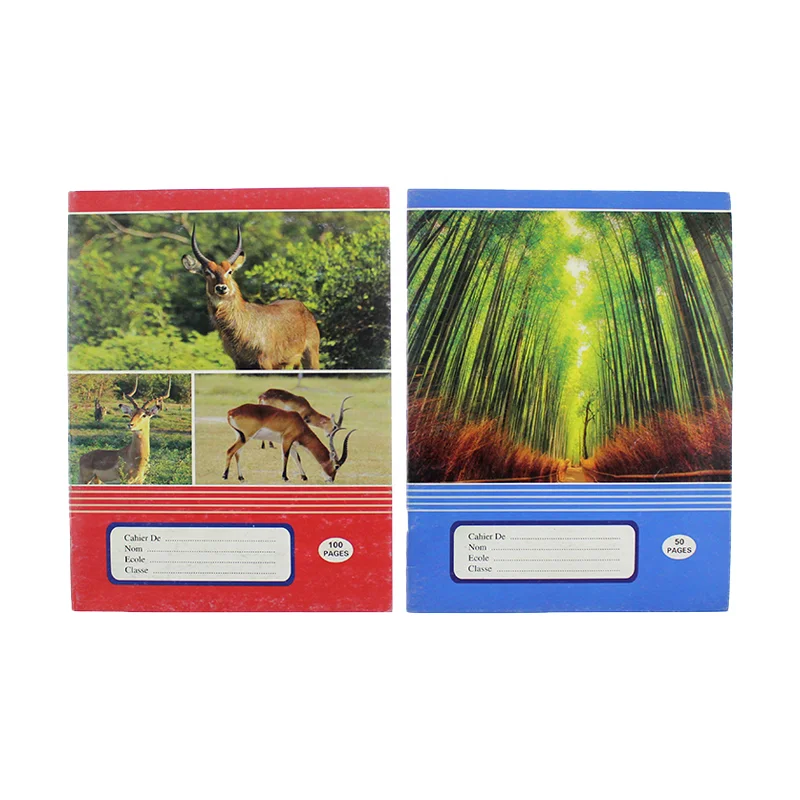 Оптовая продажа Китай заводская цена высококачественные французские школьные ноутбуки для Африки канцелярские принадлежности