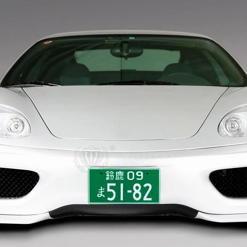 Japanese Auto Vehicle Metal License Plates - Universal Fit