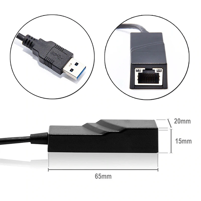Usb 3.0 Rj45 Adapter Network Card Wired Usb 3.0 To Gigabit