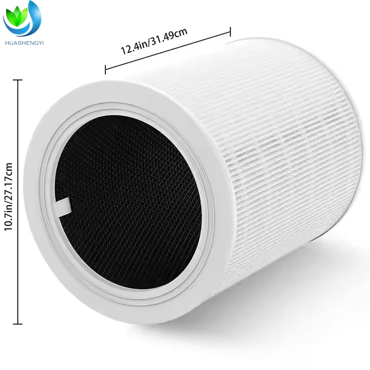 Walson Air Purifier True HEPA Filter Replacement True HEPA Activated Carbon Filter Replacement for Levoit Mini-RF 3 in 1
