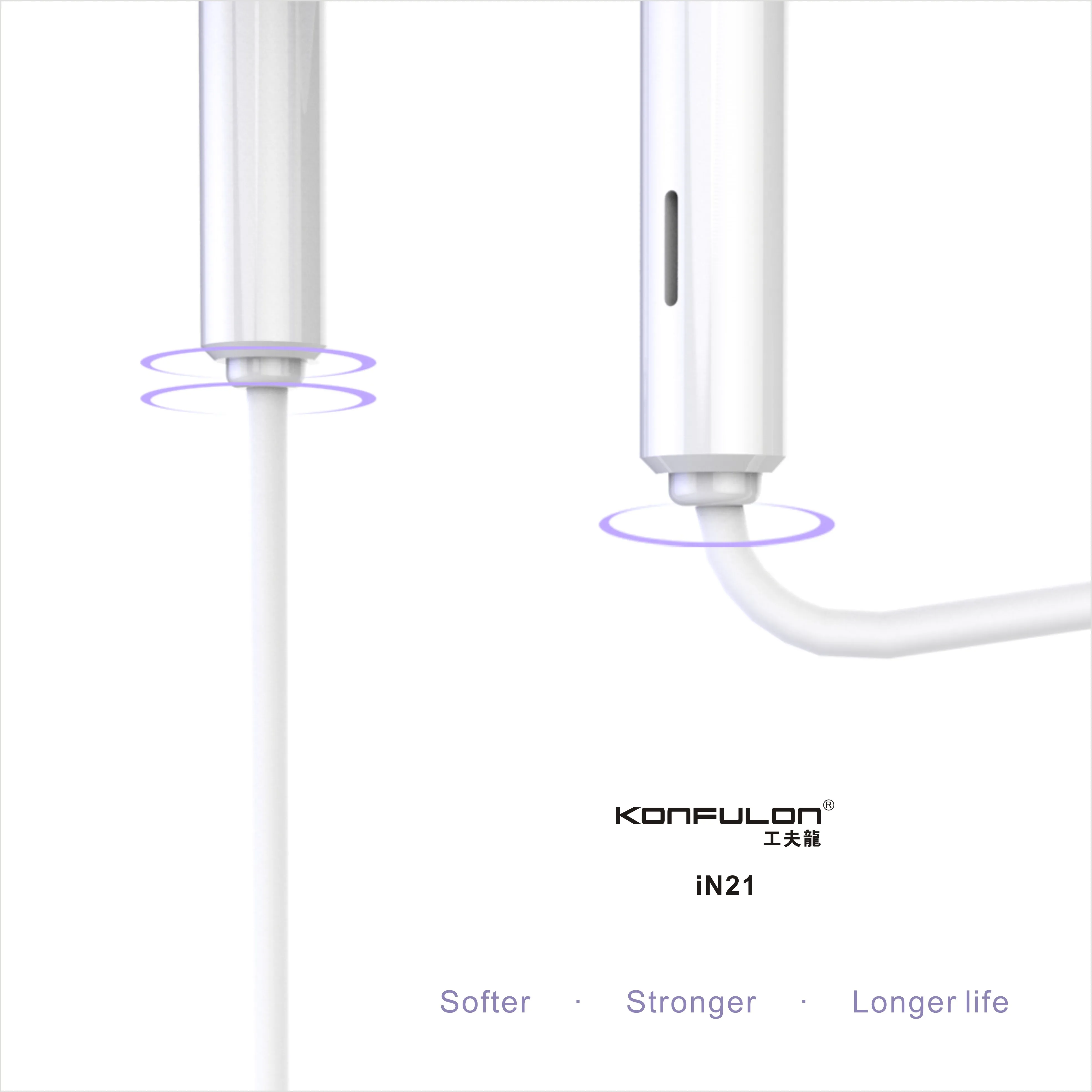 Konfulon наушники USB-C проводные наушники с шумоподавлением наушники встроенный микрофон и регулятором громкости для Type-c