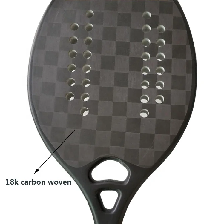 Высококачественная профессиональная ракетка для пляжного тенниса из углеродного волокна