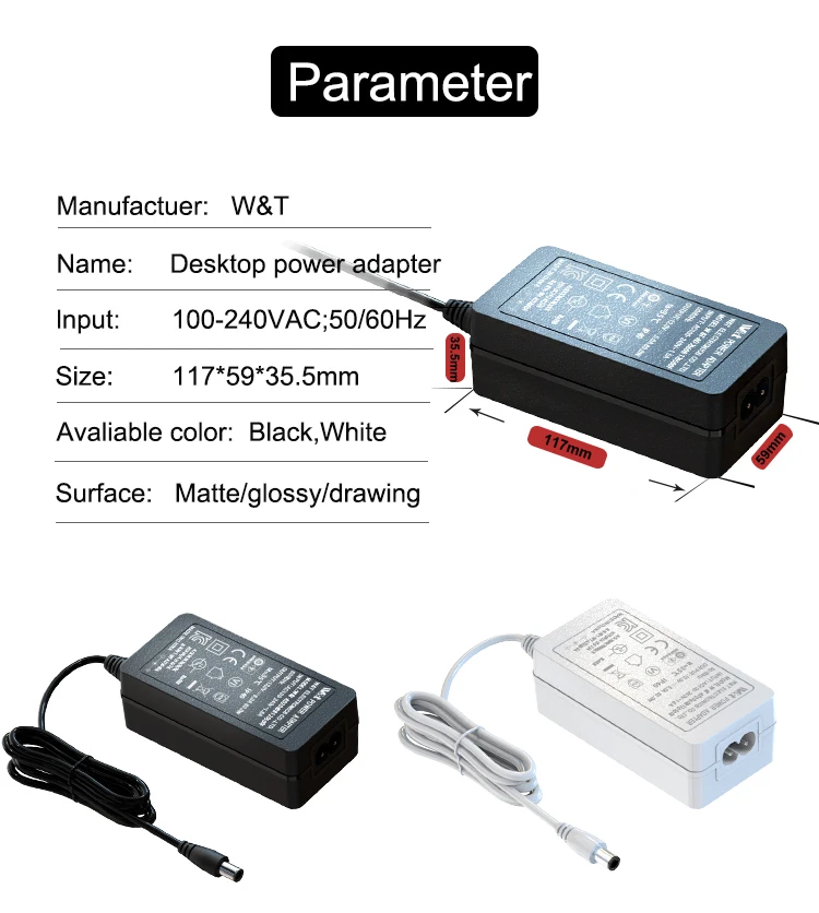 Portable Ac Dc Power Adapter 100w 12v 15v 15v 19v 24v 36v 120v 60hz