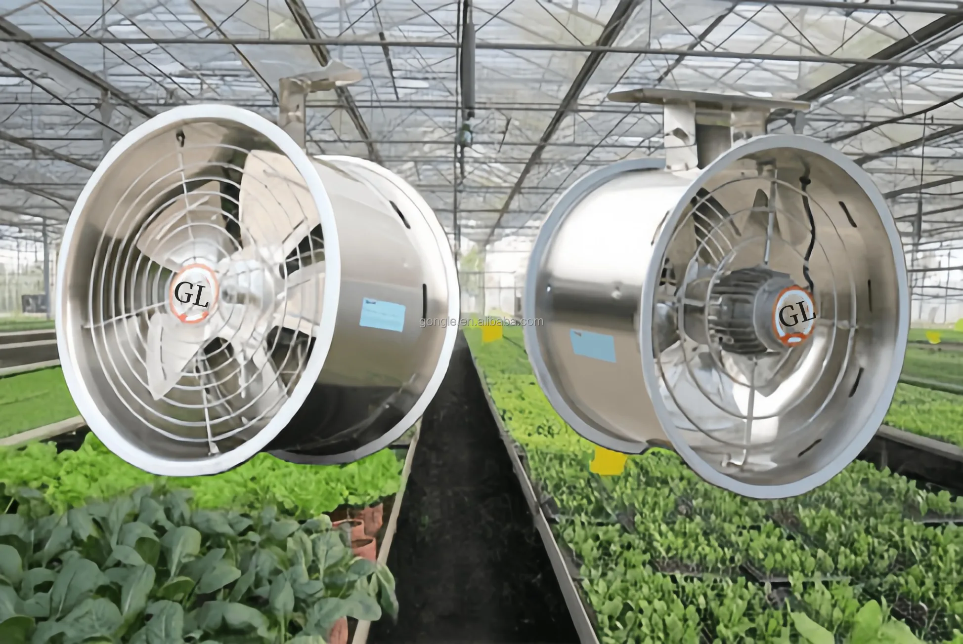 Large Airflow Axial Fan, 500mm, Aluminum - detail 4
