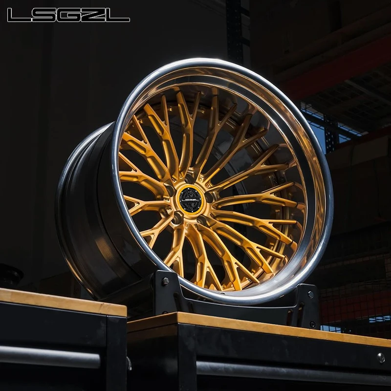 Forged 2-Piece 3-Piece Luxury 5x120 5x114.3 5x130 Alloy For C8 BMW Ferrari Concave 18 19