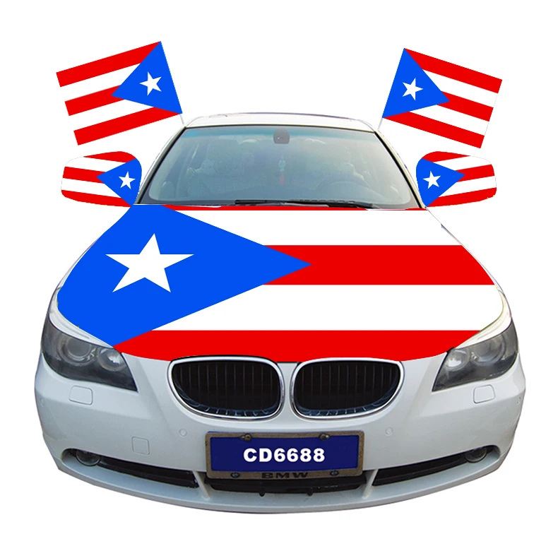 Puerto Rico Window Hanging Flag 