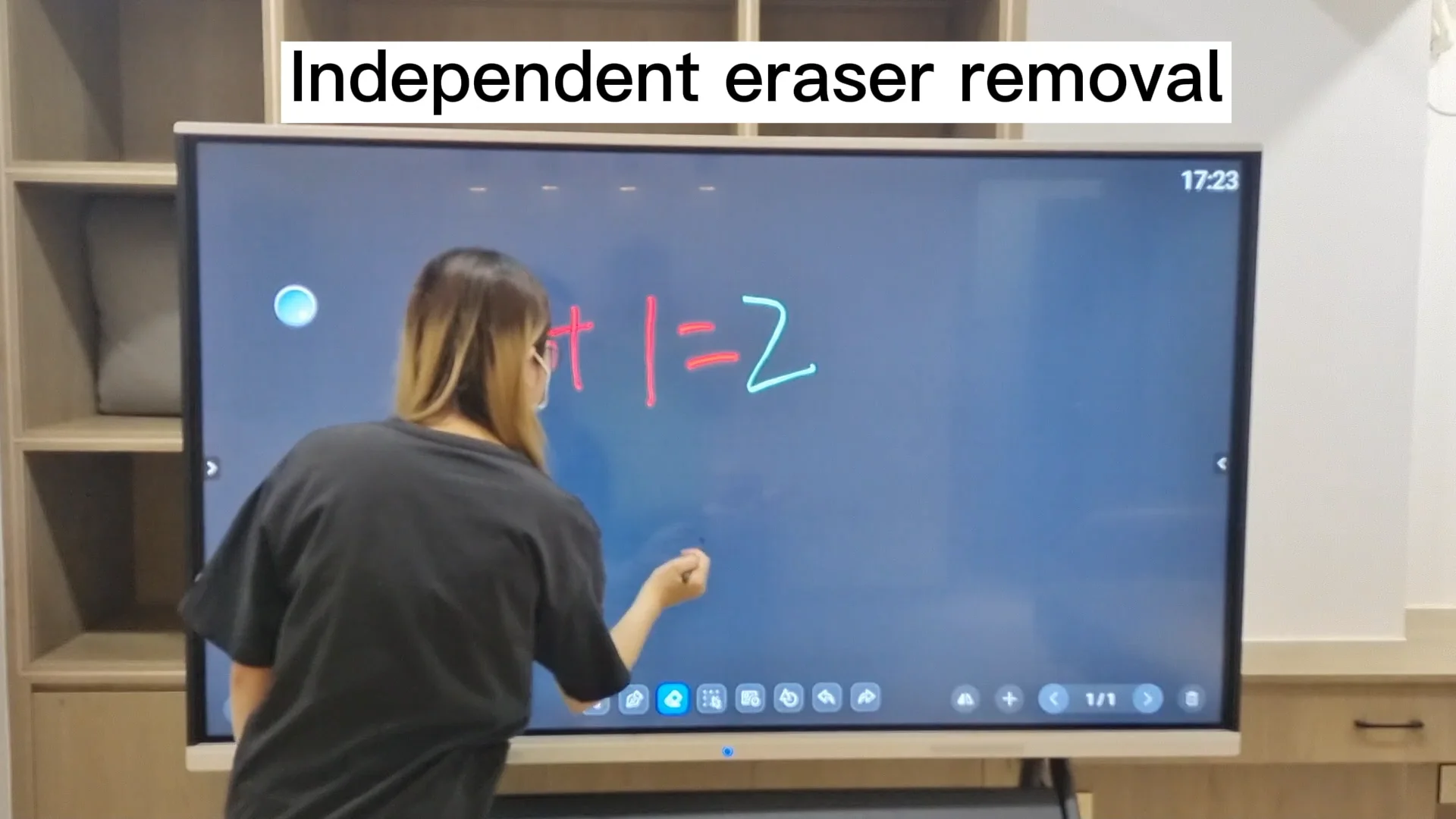 75 Inch Portable Smart Board Interactive Whiteboard Support Smart Pen ...