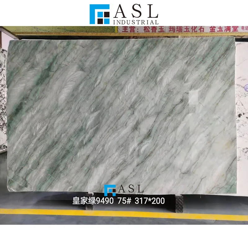 China supplier polished natural green onyx Royal green tile table tops green marmol onyx marble spider floor tiles and slabs