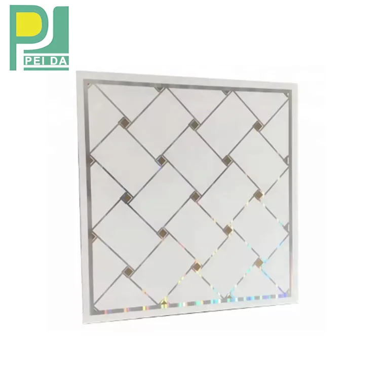 PVC Plastic False Ceiling Design for Hall to Algeria