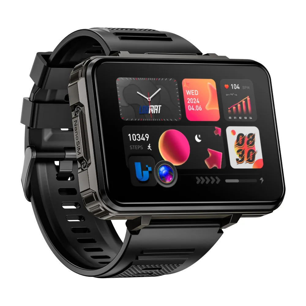 Lokmat Appllp 5 Max スマートウォッチ 2.4インチTFT 4G/5G 6+128GB 