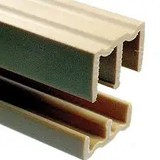 Customized Size Direct Factory PVC ABS PP PE Plastic Sliding Track and Guides for Glass Door