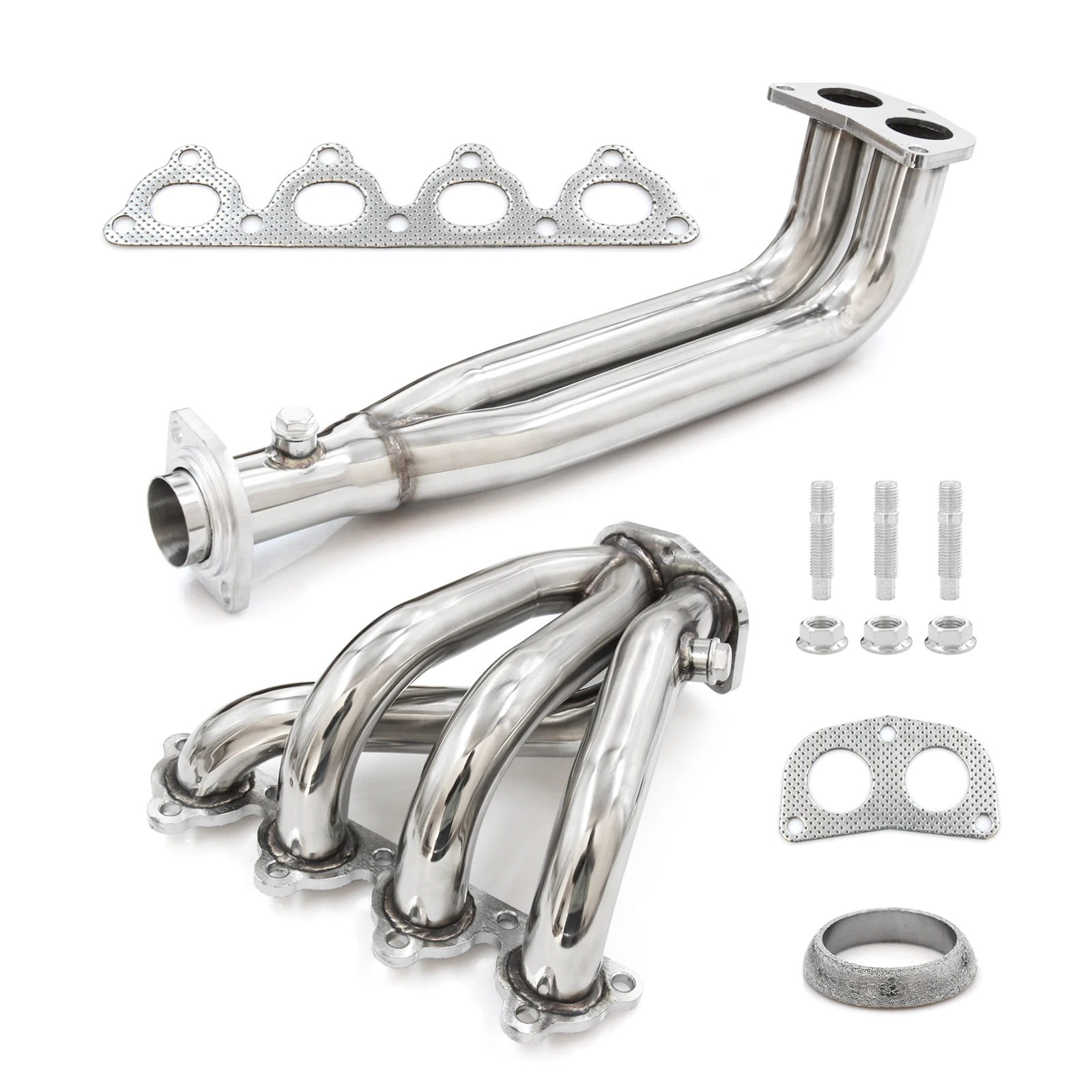 High Quality Stainless Steel Exhaust Piping Header Exhaust Manifold For Honda Civic 8800 Eg Ef