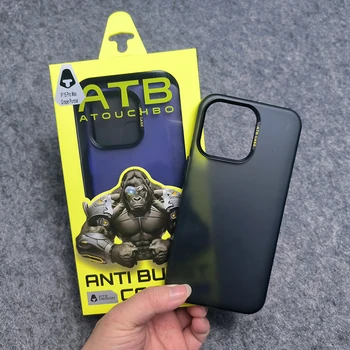 ATB soft luxury fashion shockproof matte  translucent with box for IP15 pro/15 pro max