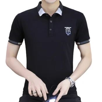 Summer Polo T Shirt for Men Hollow Short-sleeved Polo Shirt Breathable Business Fashion T-Shirt Male Brand Clothes