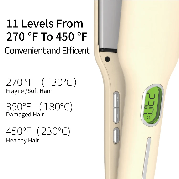 Профессиональный салонный портативный Гладкий утюжок Лучший керамический Кератиновый выпрямитель для
