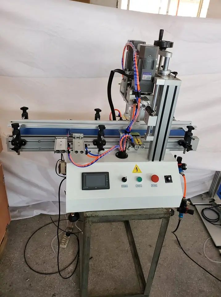Desktop Semi-Automatic Capping Machine 220V 50HZ for 20-60mm Caps with 20-40pcs/min Speed