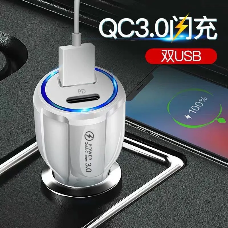 New Arrival in PD USB C 38W Type c Super Quick Fast Charging Car  Charger Adapter for Mobile Car Charger