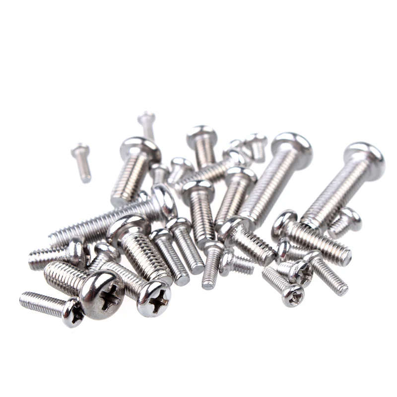 Din 7985 Nickel-Plated Pan Head Machine Screw Zinc-Plated M3 M4 M2 M5 Thread Size Customized Thread Size Screw