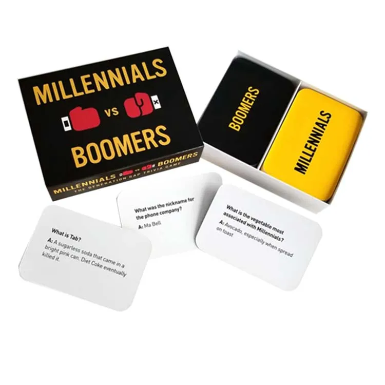 Luxury Box Set Pack Game Card Party Drinking Board Game Custom Printing