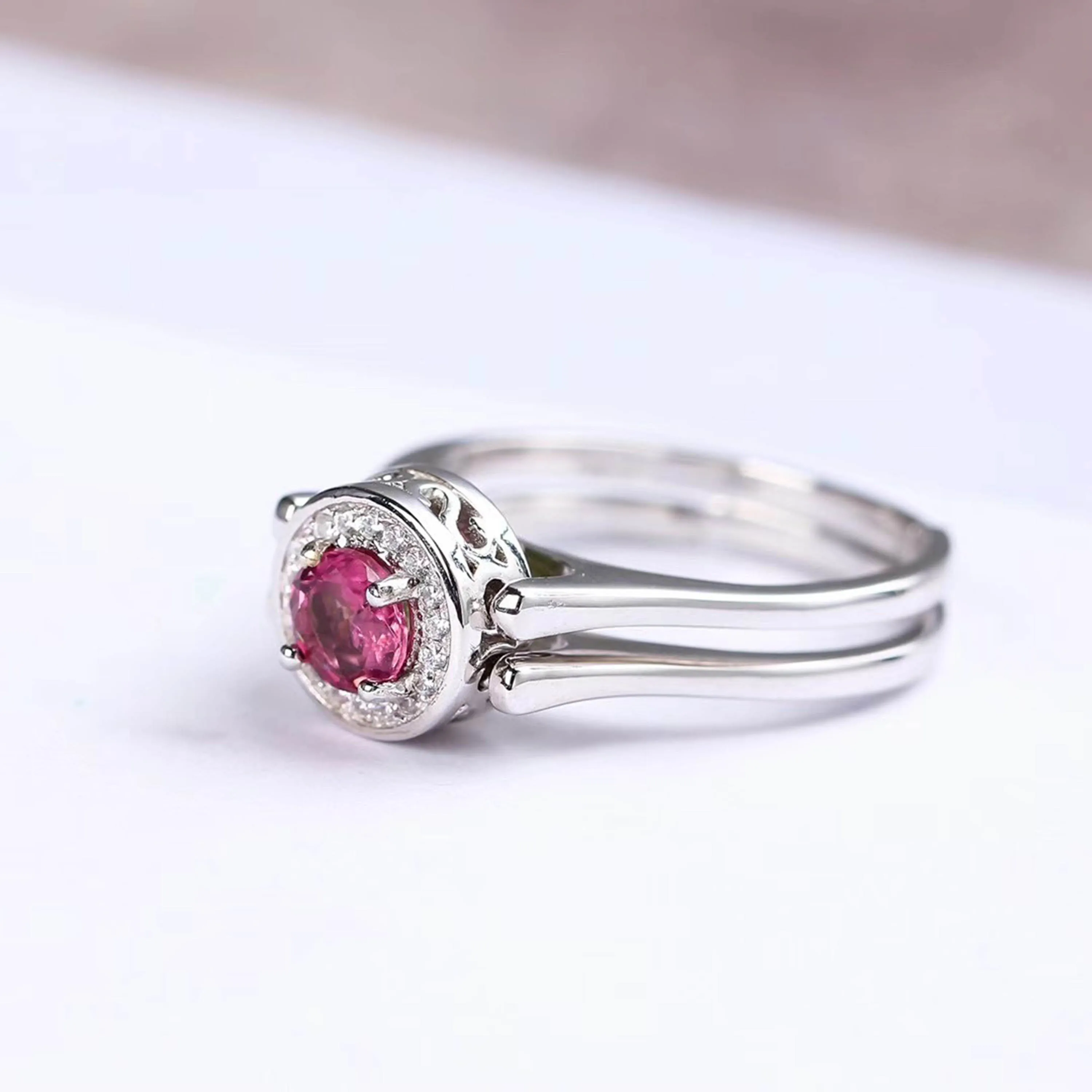 JewelryPalace-Anillo De Plata De Ley 925 Con Diseño De Perro Schnauzer, Joyería De Piedras
