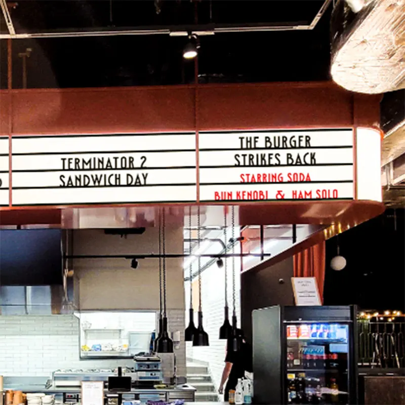 Custom Vintage Cinema Letters - Changeable Marquee Signage