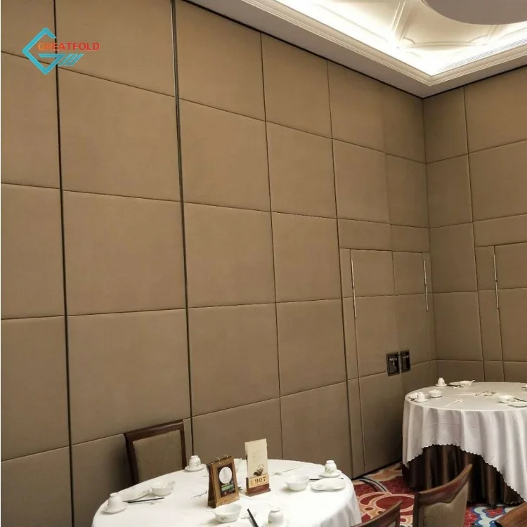 Operable Partition Wall Acoustic Movable Folding Assemble Wall Reached 7m High Type 65 Soundproof Sliding for Hotel Meeting Room