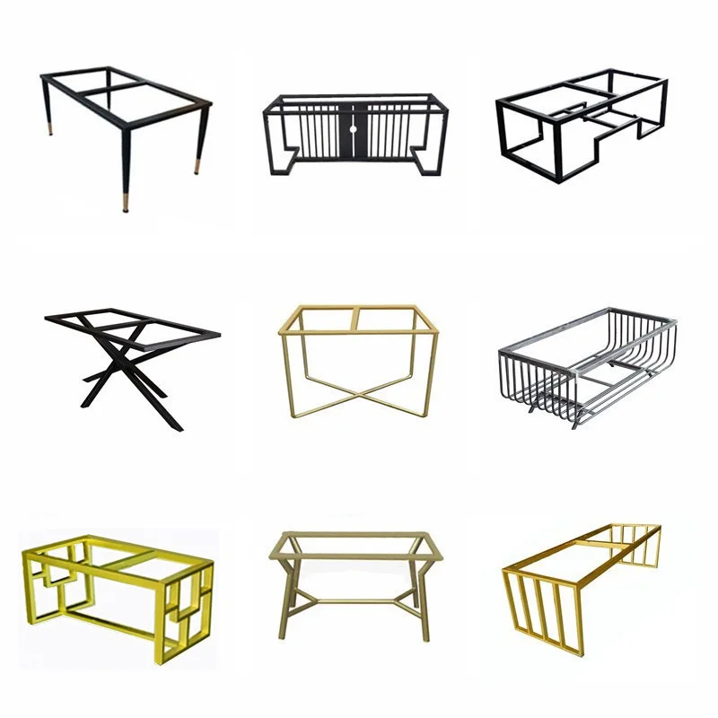 Metal Table Legs for Table  Industrial Restaurant Desk Office Cast Iron Steel Bench Dinning Coffee Dining Furniture Table Frames