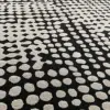 Alfombra hecha a mano de lana y seda con punto de aguja