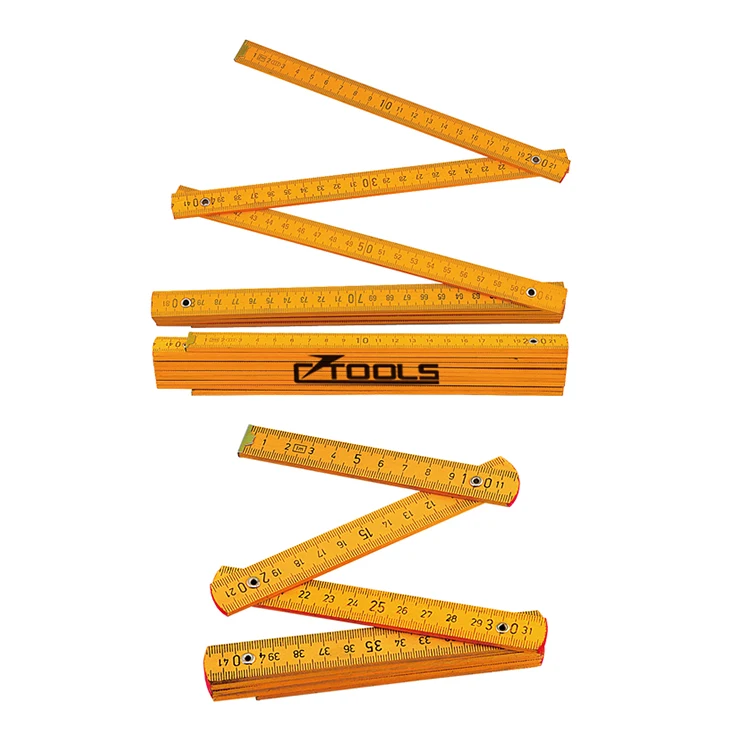 Индивидуальная складная линейка 1 метр/5 раз деревянная легко читаемая четкий измерительный инструмент