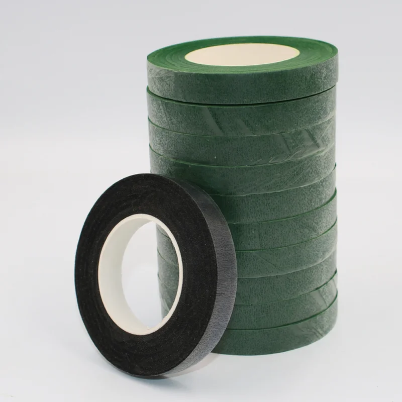 dark green floral tape assort colors