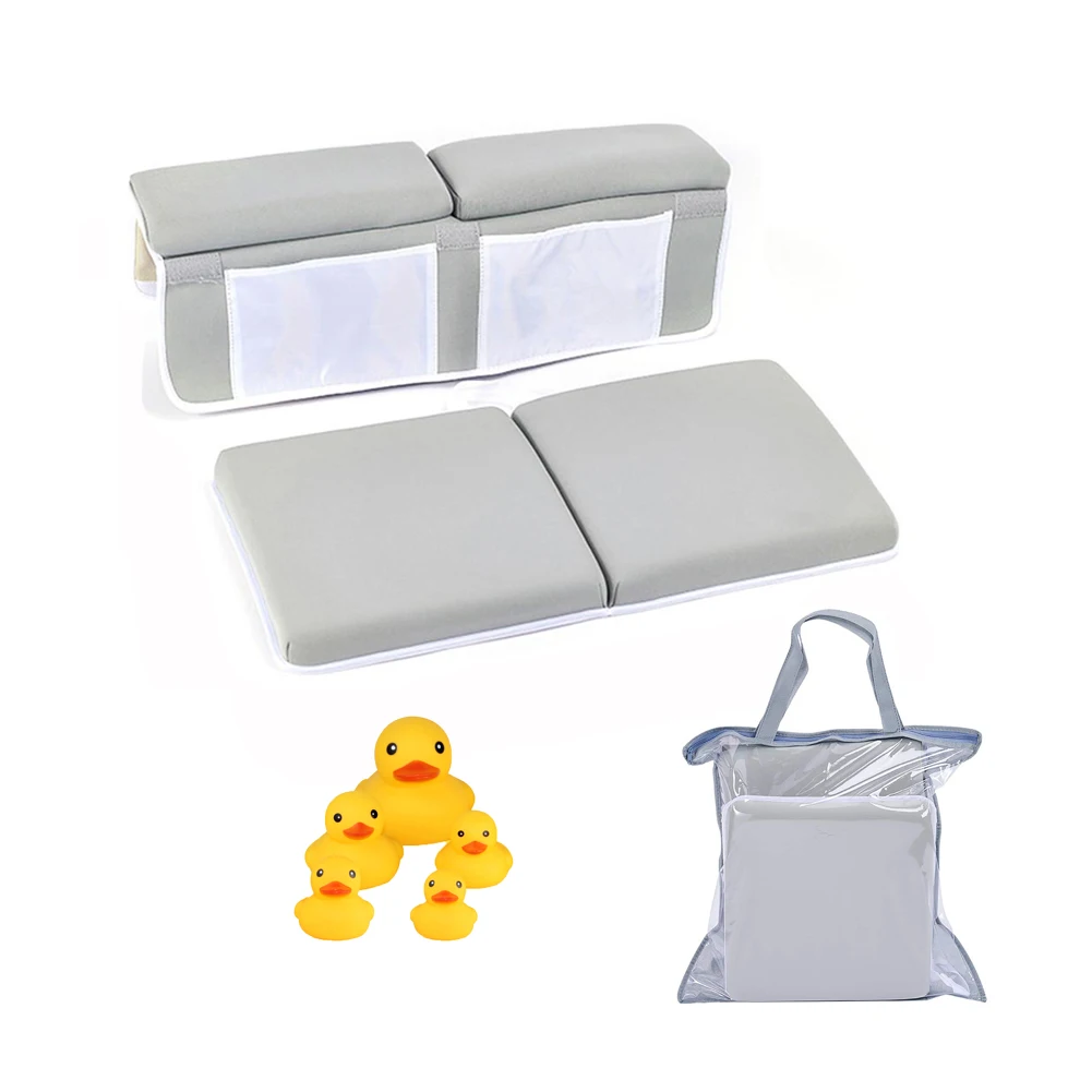 Hot Selling Non-Slip Bathing Soft Kneeling Mat Foldable Cushion Quick Drying Baby Bath Kneeler and Elbow Rest Pad for Baby Bath supplier